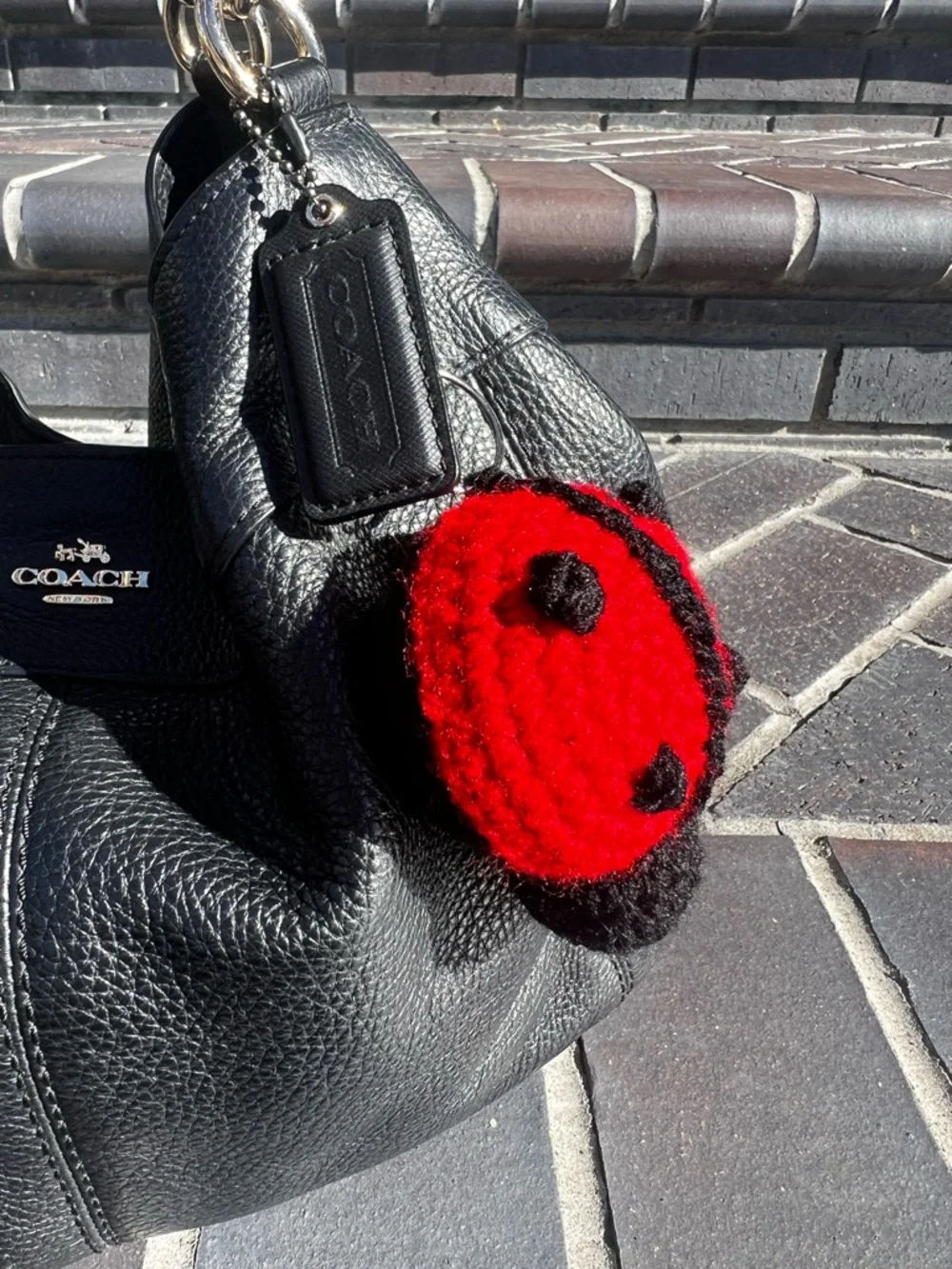 3/$20 Hand Crocheted Lucky Little Ladybug Keychain! - Picture 6 of 16